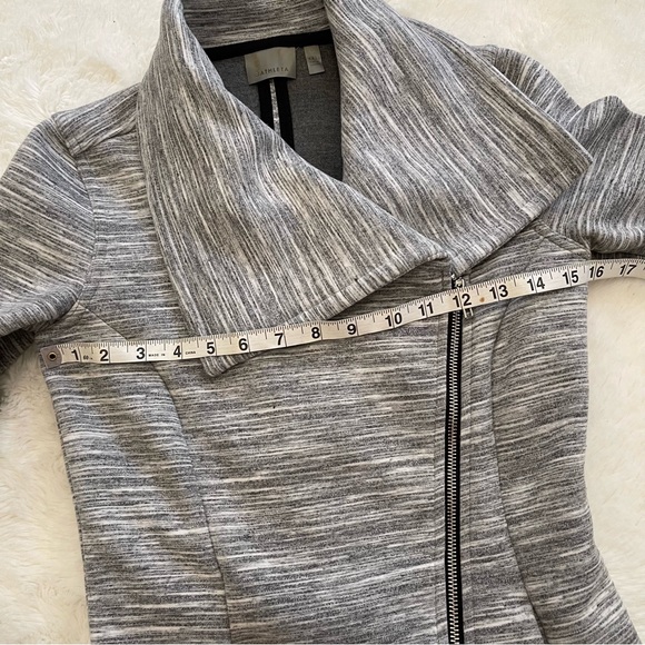 Athleta | City Limits Moto Athletic Jacket Heather Gray - Picture 9 of 13
